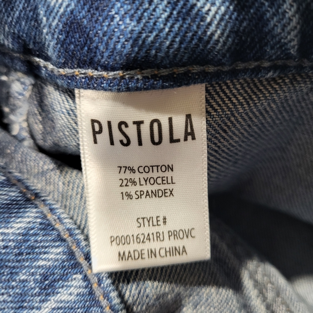 Pistola Turner Super High Rise Barrel Jean - Size 28 - Picture 14 of 14